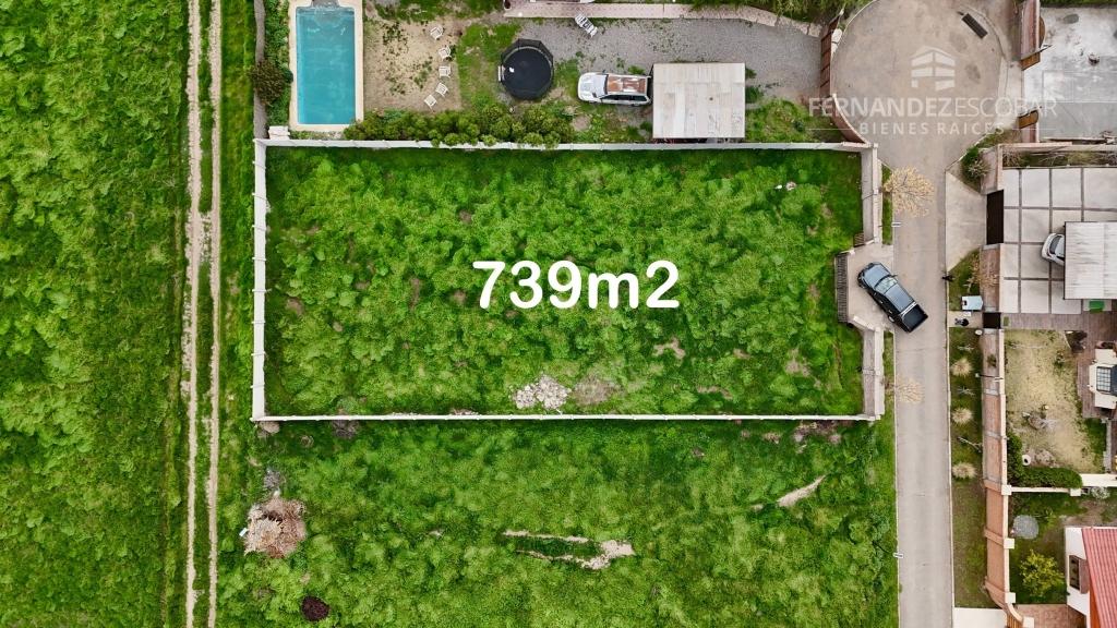 LOS ANDES - VENDE TERRENO DE 739m2 - LOTEO HACIENDA SANTA ROSA